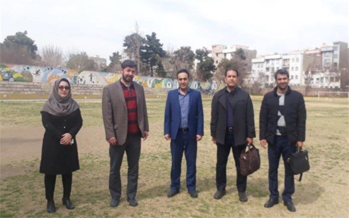 بازدید تیم کارشناسی استان از مدارس و فضاهای آموزشی ورزشی ناحیه یک ری