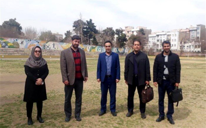 بازدید تیم کارشناسی استان از مدارس و فضاهای آموزشی ورزشی ناحیه یک ری