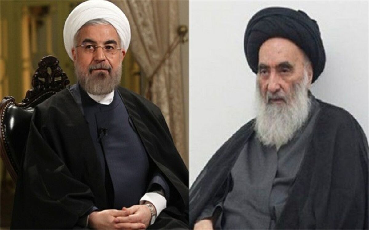 روحانی روز چهارشنبه با آیت الله سیستانی دیدار می‌کند