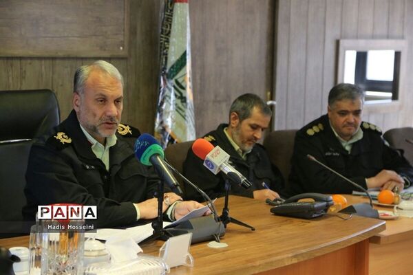 نشست خبری فرمانده انتظامی خراسان جنوبی