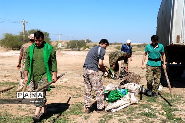 زائران راهیان‌نور در اردوگاه شهید شیرسوار هفت‌تپه
