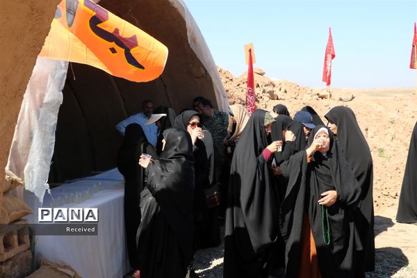 زائران راهیان‌نور در اردوگاه شهید شیرسوار هفت‌تپه