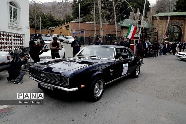 نمایش ماشین‌های تاریخی در کاخ سعد آباد