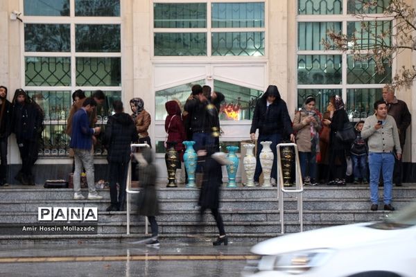 بارش تگرگ در ارومیه