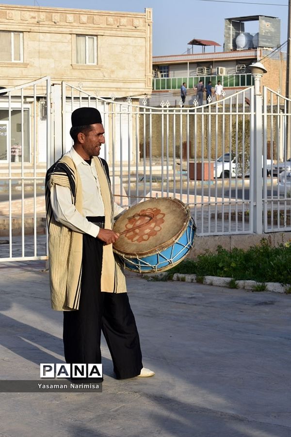 شادی پیمایی نوروزی  با حضور اقوام ایرانی در امیدیه