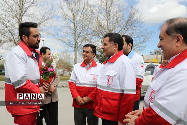 افتتاح طرح امداد نوروزی هلال احمر آذربایجان غربی