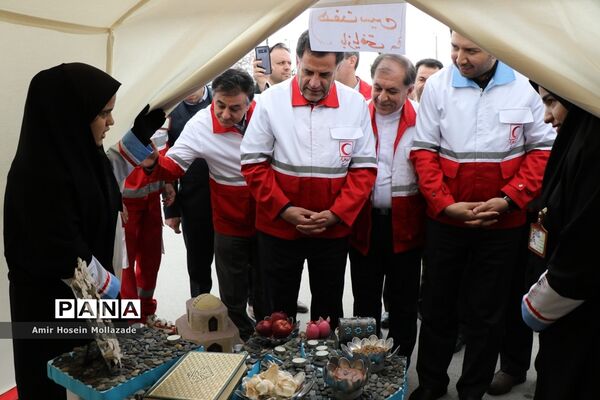 افتتاح طرح امداد نوروزی هلال احمر آذربایجان غربی