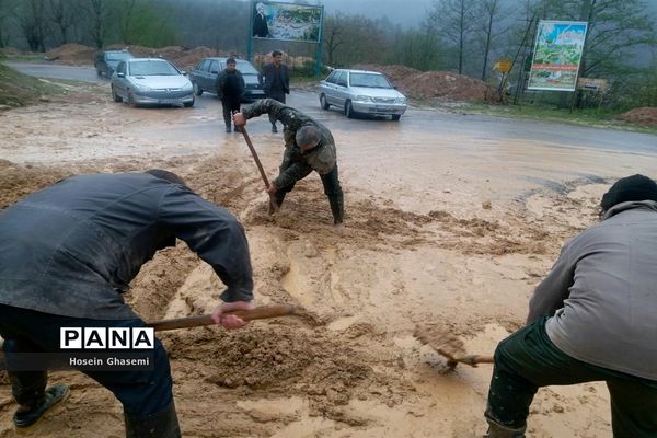امدادرسانی به سیل‌زدگان شهرستان سوادکوه