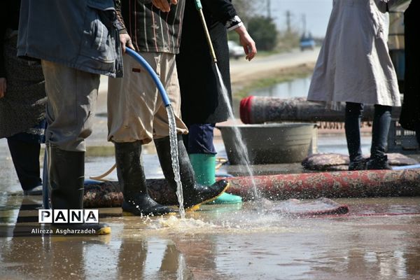 بازدید رئیس مجلس از مناطق سیل‌زده بابلسر