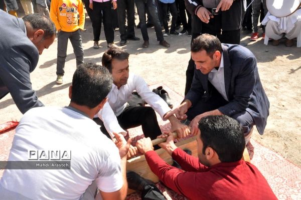 جشنواره بازی‌های بومی و محلی روستای ماژان شهرستان خوسف