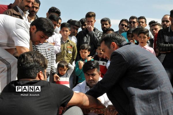 جشنواره بازی‌های بومی و محلی روستای ماژان شهرستان خوسف