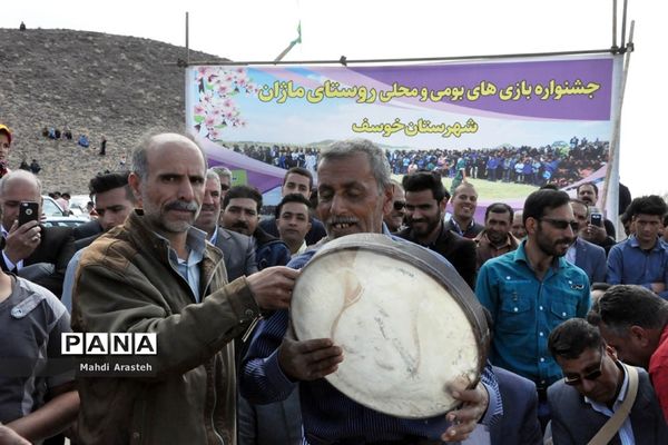 جشنواره بازی‌های بومی و محلی روستای ماژان شهرستان خوسف