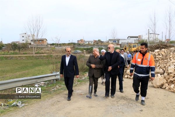 بازدید رئیس سازمان بازرسی کشور از مناطق سیل‌زده قائمشهر و ساری