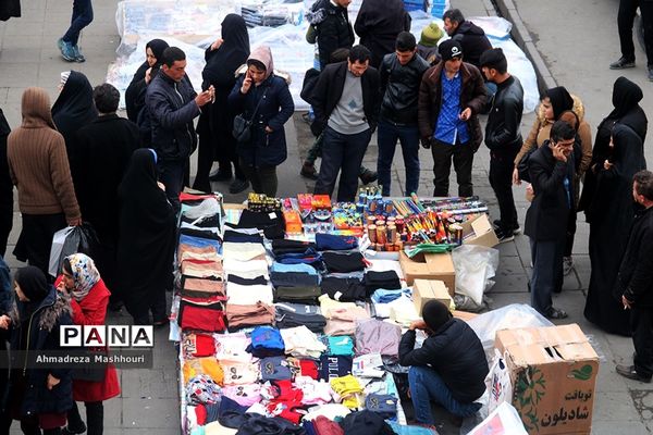 حال و هوای بازار تبریز شب عید