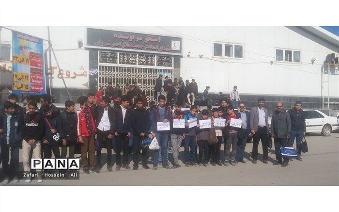 برگزاری اردوی فرهنگی کوهنوردی دانش آموزان فاروج
