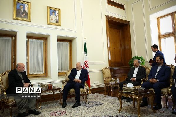 دیدار نماینده ویژه رئیس جمهوری افغانستان با ظریف