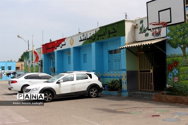 اسکان مسافران نوروزی در مدارس بوشهر-۱