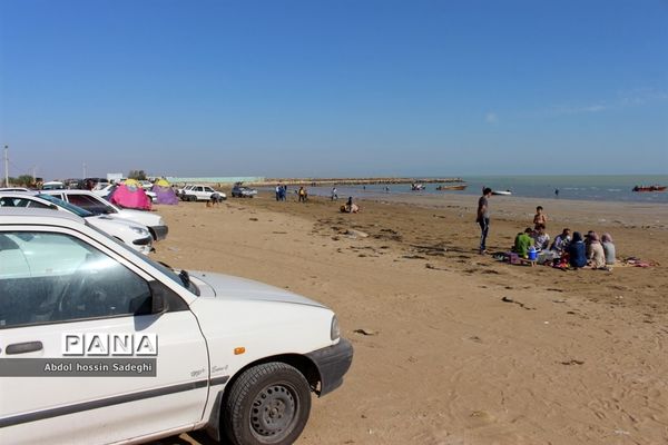 مسافران نوروزی در بوشهر-3