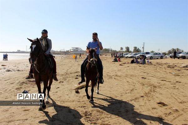 مسافران نوروزی در بوشهر-3
