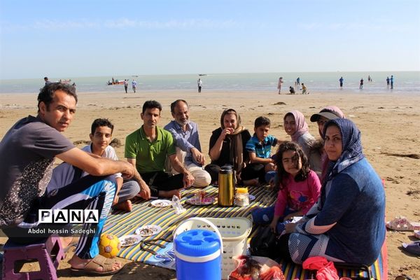 مسافران نوروزی در بوشهر-3