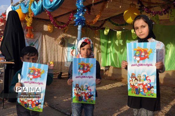 برپایی ایستگاه جمعیت جوانان هلال احمر شهرستان خوسف