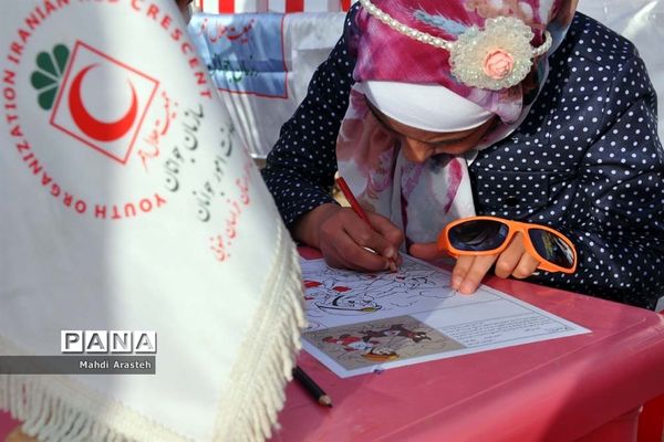 برپایی ایستگاه جمعیت جوانان هلال احمر شهرستان خوسف