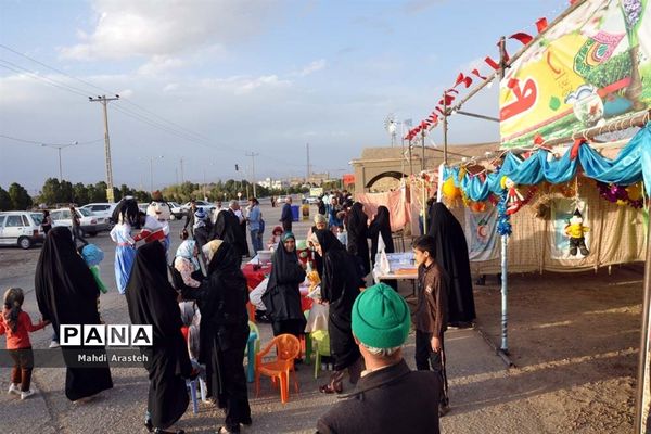 برپایی ایستگاه جمعیت جوانان هلال احمر شهرستان خوسف