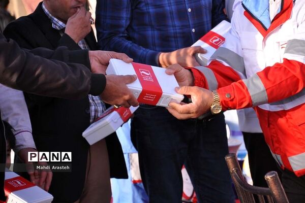 برپایی ایستگاه جمعیت جوانان هلال احمر شهرستان خوسف
