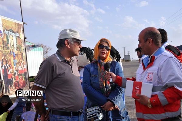 برپایی ایستگاه جمعیت جوانان هلال احمر شهرستان خوسف