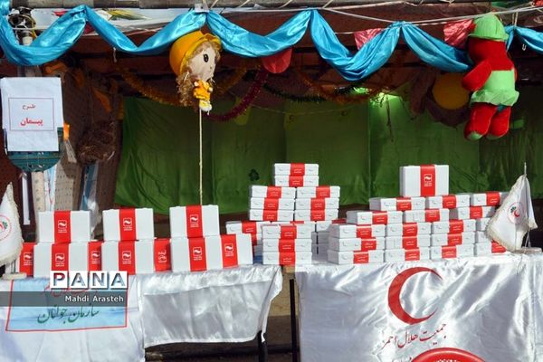 برپایی ایستگاه جمعیت جوانان هلال احمر شهرستان خوسف