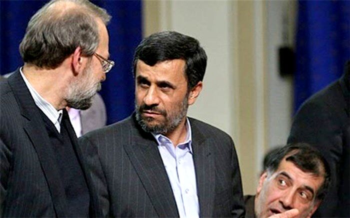 واکنش دفتر لاریجانی به ادعای احمدی‌نژاد: دروغ است