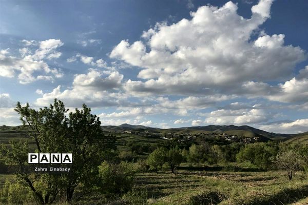 طبیعت زیبای روستای عین‌آباد دراستان همدان