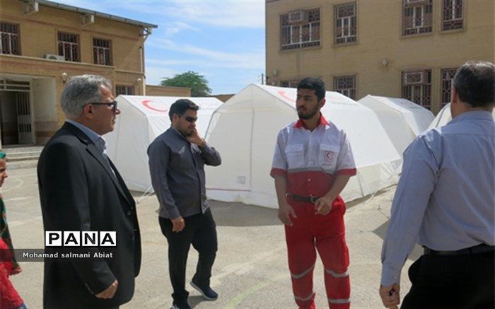 8 خانوار سیل زده بخش اسماعیلیه در مدارس  اسکان  یافتند