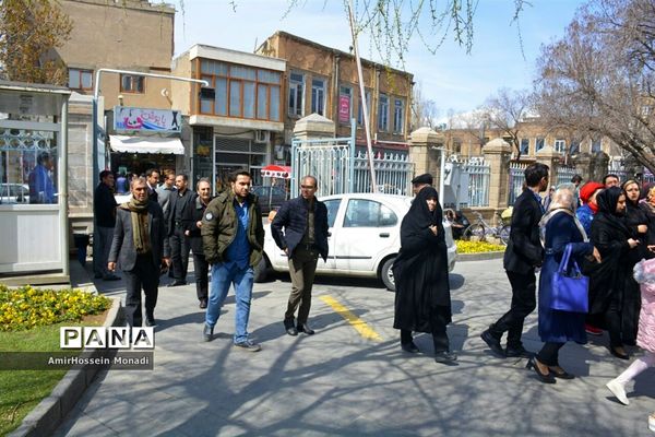 بازدیدمیهمانان نوروزی از اماکن گردشگری تبریز