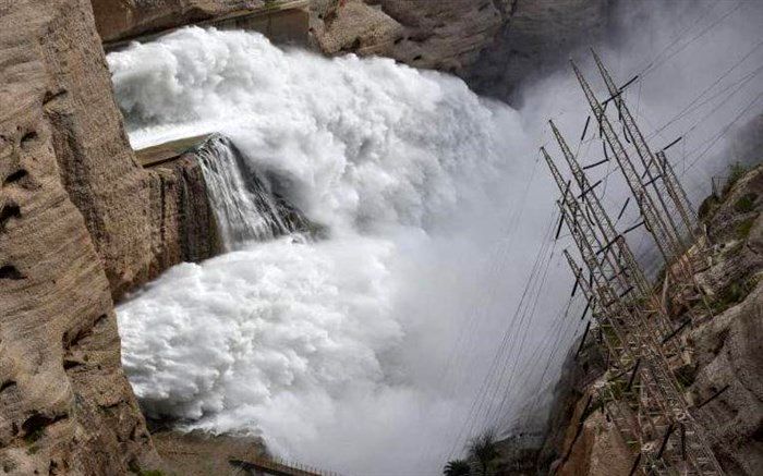 خروجی سد کرخه به 2 هزار و 400 مترمکعب در ثانیه افزایش یافت