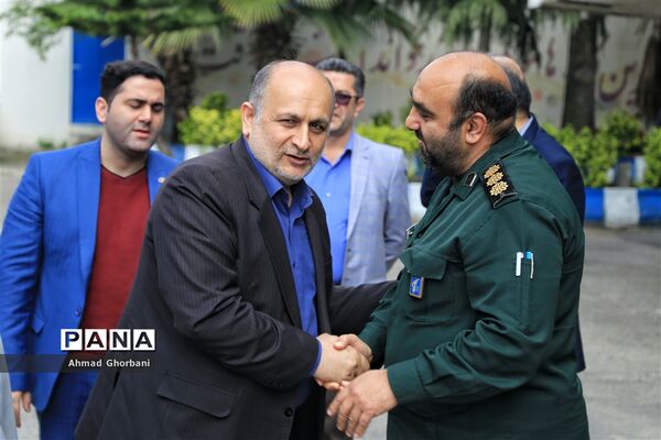 دیدار فرماندار ساری با فرماندهان سپاه به مناسبت روز پاسدار