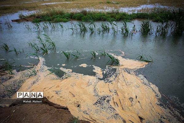 نگرانی مردم از سیل احتمالی در شیبان خوزستان