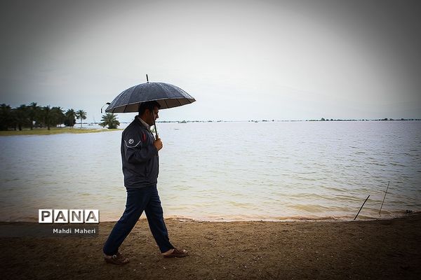 نگرانی مردم از سیل احتمالی در شیبان خوزستان