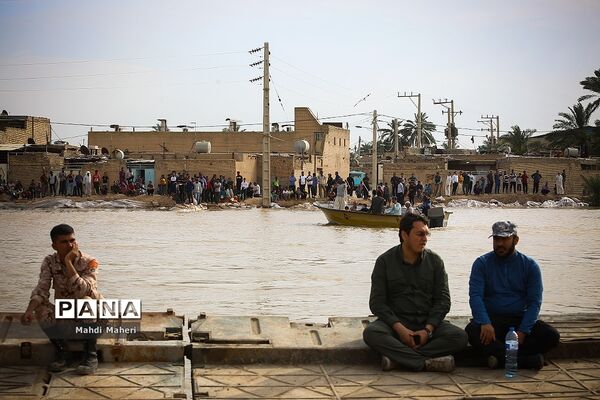 سیل در شهرستان‌ کارون