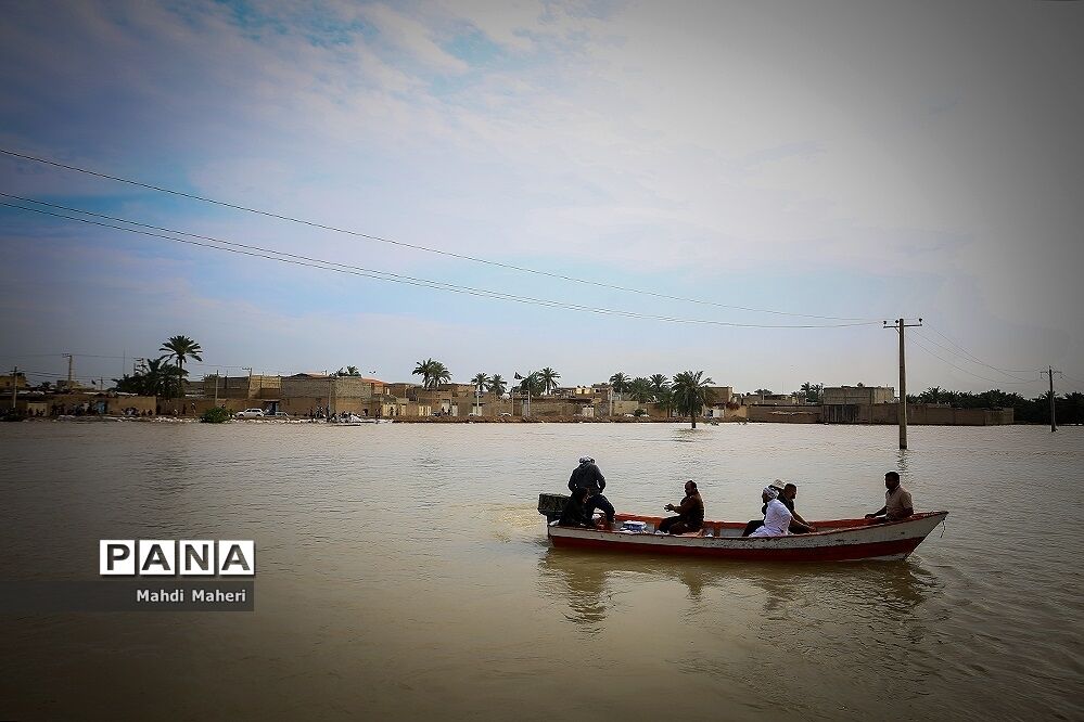 سیل در شهرستان‌ کارون