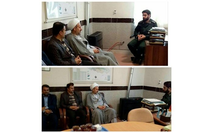 دیداررئیس آموزش وپرورش الموت غربی ازپایگاه مقاوت بسیج رجائی دشت