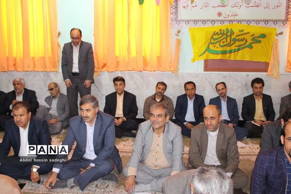 جشن ولادت امام حسین(ع)، حضرت ابوالفضل(ع) و امام سجاد(ع) در اداره کل آموزش و پرورش استان بوشهر