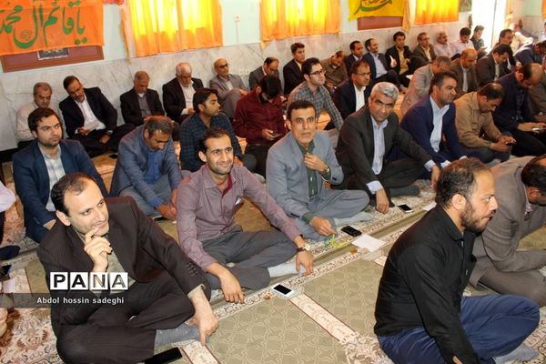 جشن ولادت امام حسین(ع)، حضرت ابوالفضل(ع) و امام سجاد(ع) در اداره کل آموزش و پرورش استان بوشهر