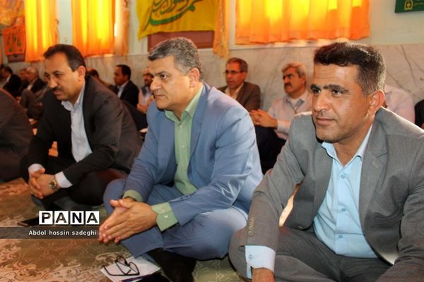 جشن ولادت امام حسین(ع)، حضرت ابوالفضل(ع) و امام سجاد(ع) در اداره کل آموزش و پرورش استان بوشهر