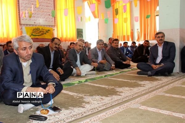 جشن میلاد حضرت  ابوالفضل و روز جانباز و حمایت از خدمات سپاه پاسداران در آموزش و پرورش استان بوشهر