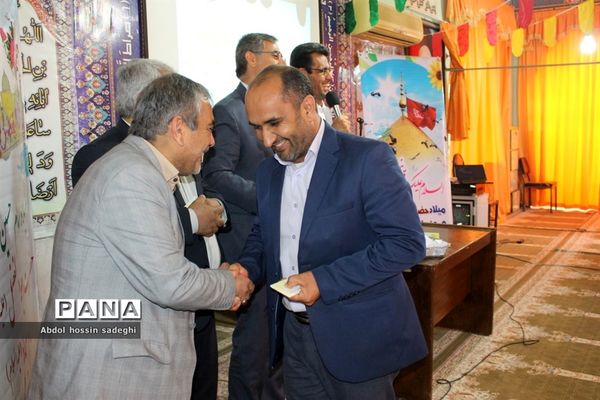 جشن میلاد حضرت  ابوالفضل و روز جانباز و حمایت از خدمات سپاه پاسداران در آموزش و پرورش استان بوشهر