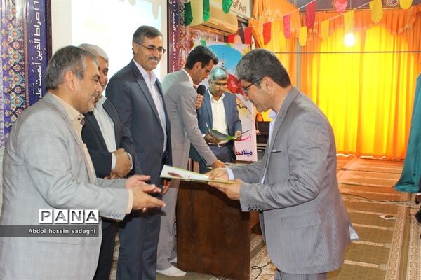 جشن میلاد حضرت  ابوالفضل و روز جانباز و حمایت از خدمات سپاه پاسداران در آموزش و پرورش استان بوشهر