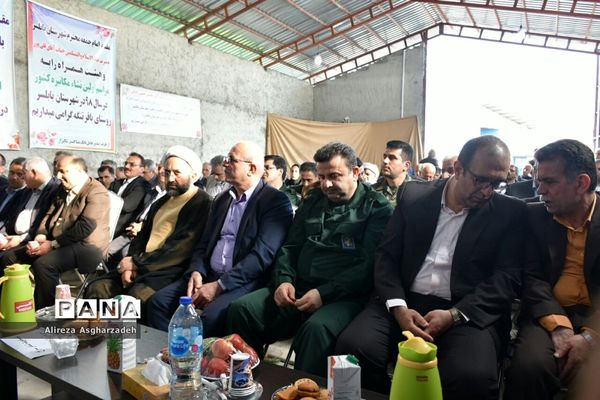 آیین اولین نشاء مکانیزه برنج کشور در روستای باقرتنگه بابلسر