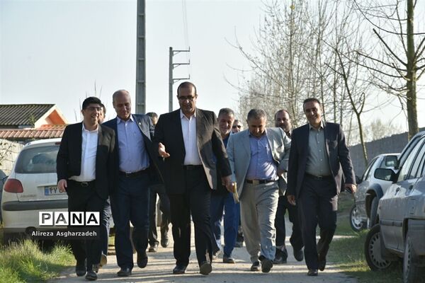 آیین اولین نشاء مکانیزه برنج کشور در روستای باقرتنگه بابلسر