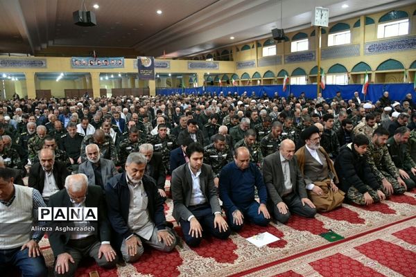 نماز جمعه و راهپیمایی مردم بابلسر